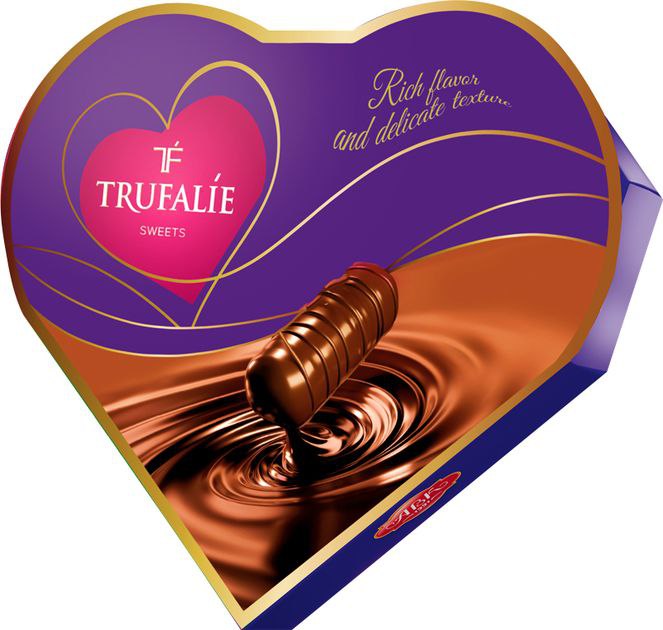 Цукерки АВК Труфалье Сердце 124г